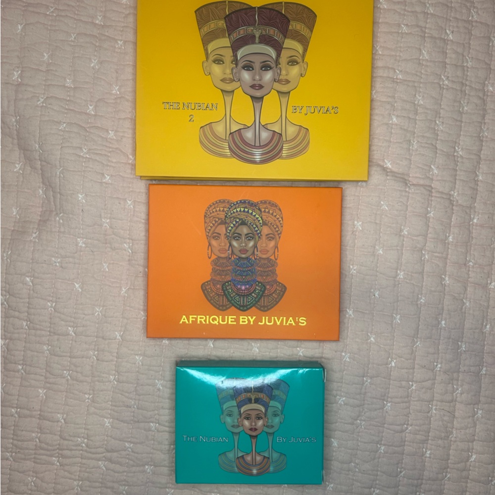 Juvia's Place Eyeshadow Palette Set - Yellow, Orange, Teal